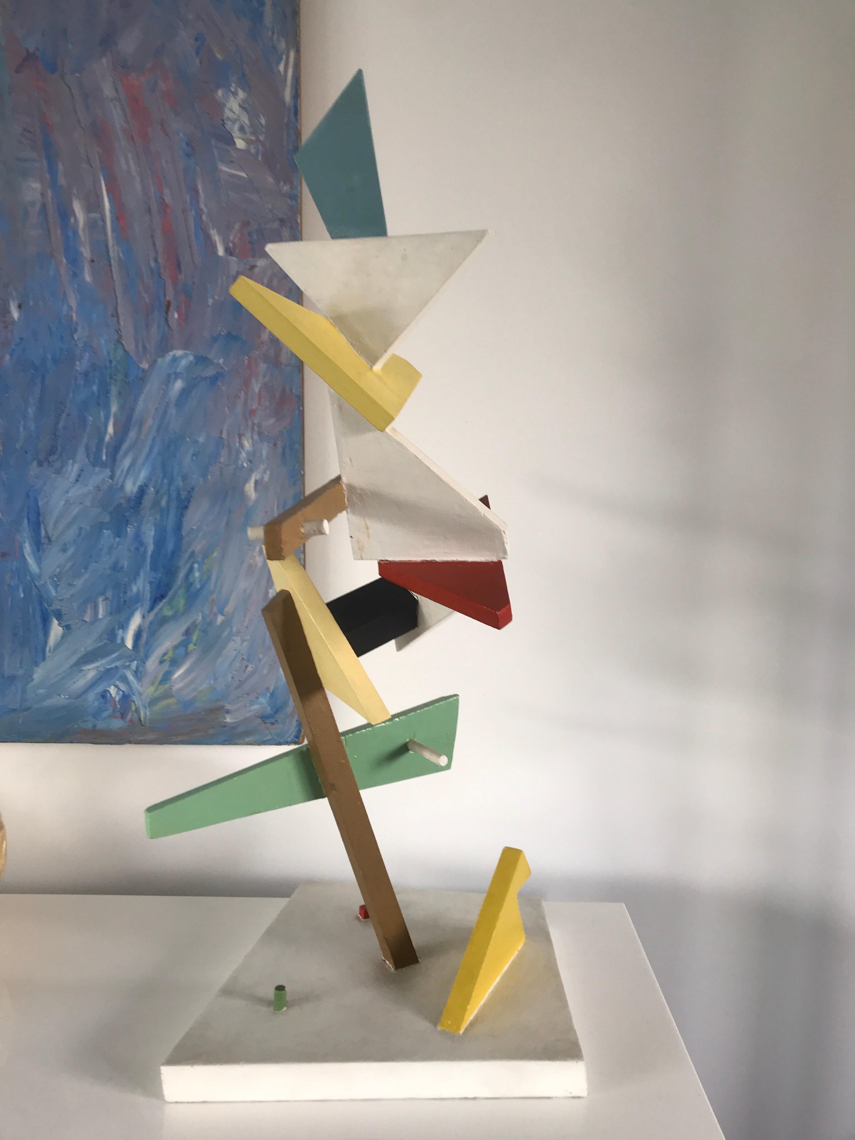 Scultura astratta in legno di Juan Jose Vera In condizioni discrete in vendita a Saint-Ouen, FR