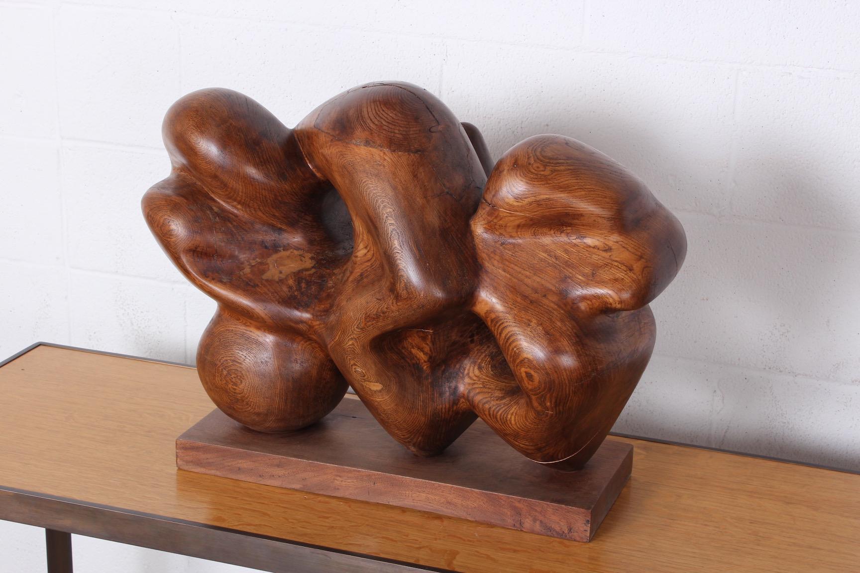 Wooden Abstract Sculpture by Robert Winslow 6
