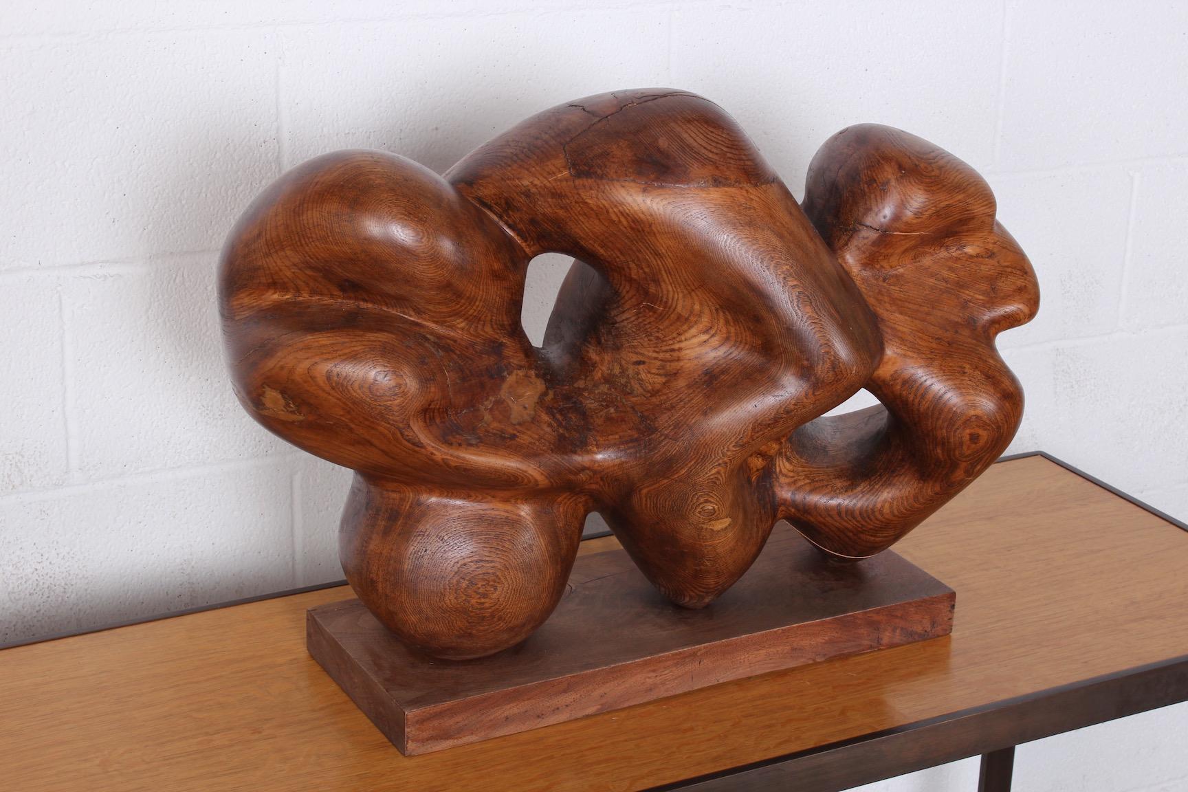 Wooden Abstract Sculpture by Robert Winslow 7
