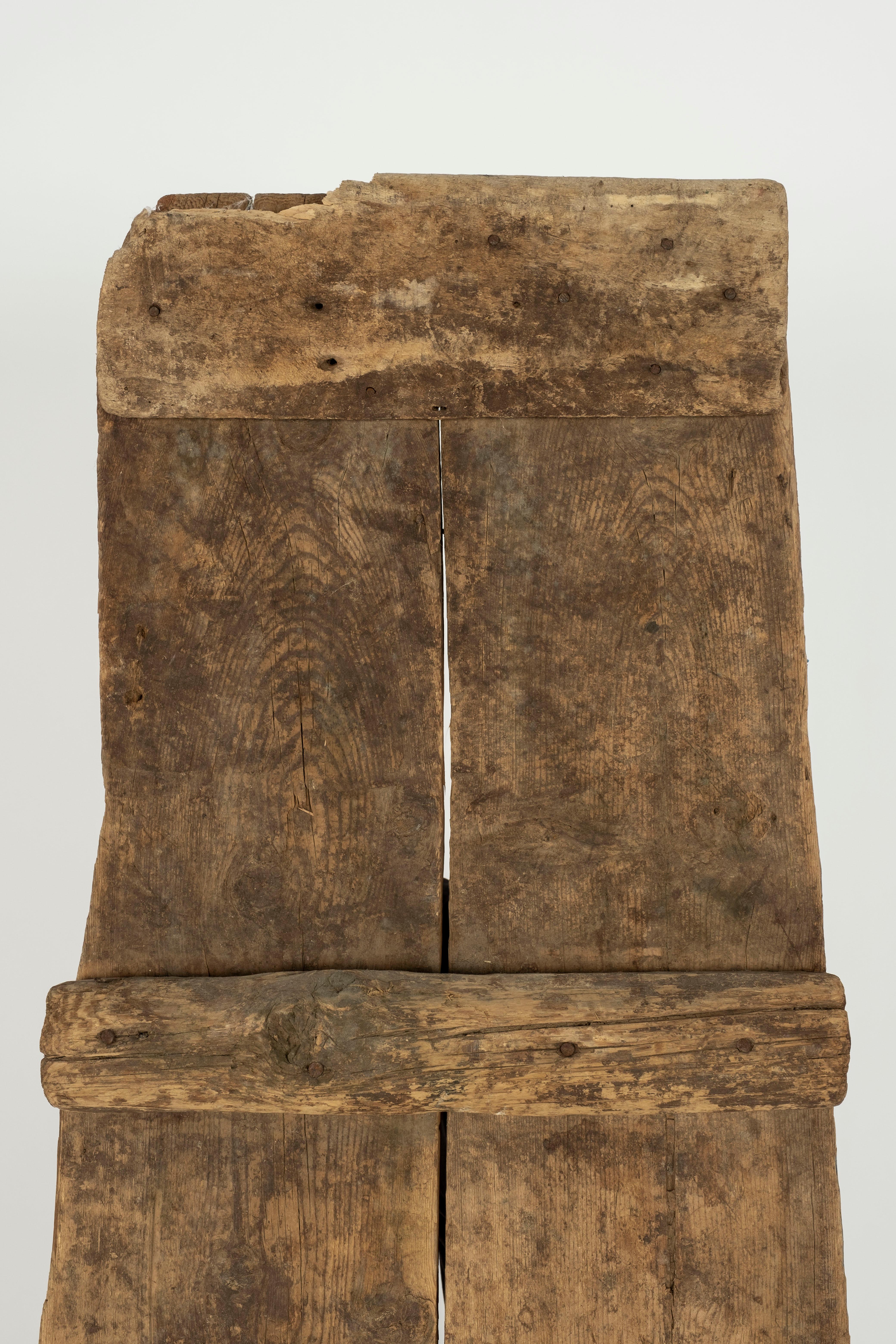 Wooden and Flint Stone Thresher 9