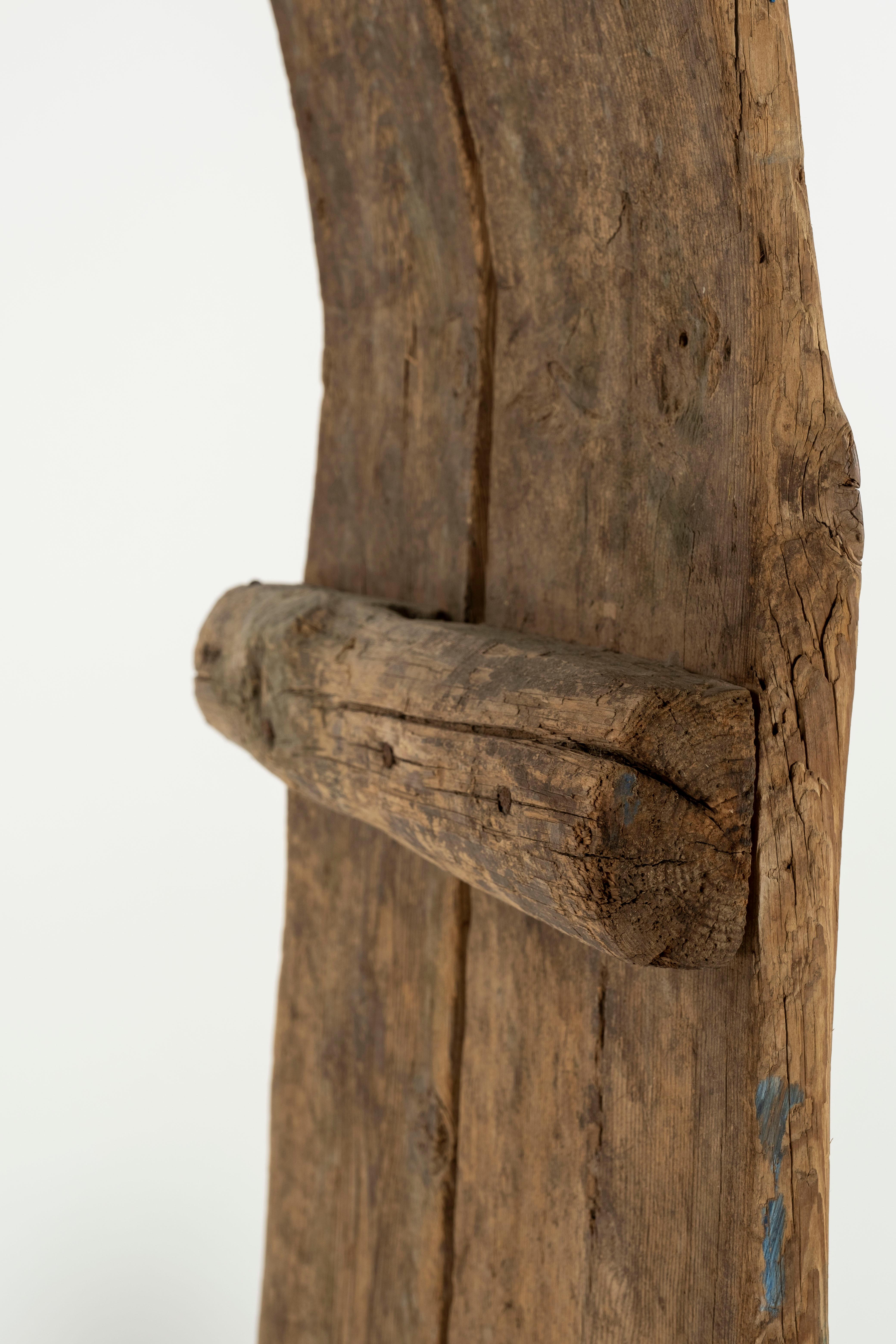 Wooden and Flint Stone Thresher 4