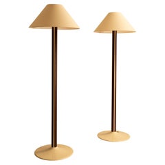 Wooden and lacquered floor lamps - France 1960s