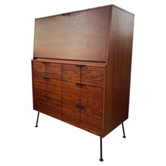 Wooden and metal secrétaire by Raymond Loewy, Circa 1950