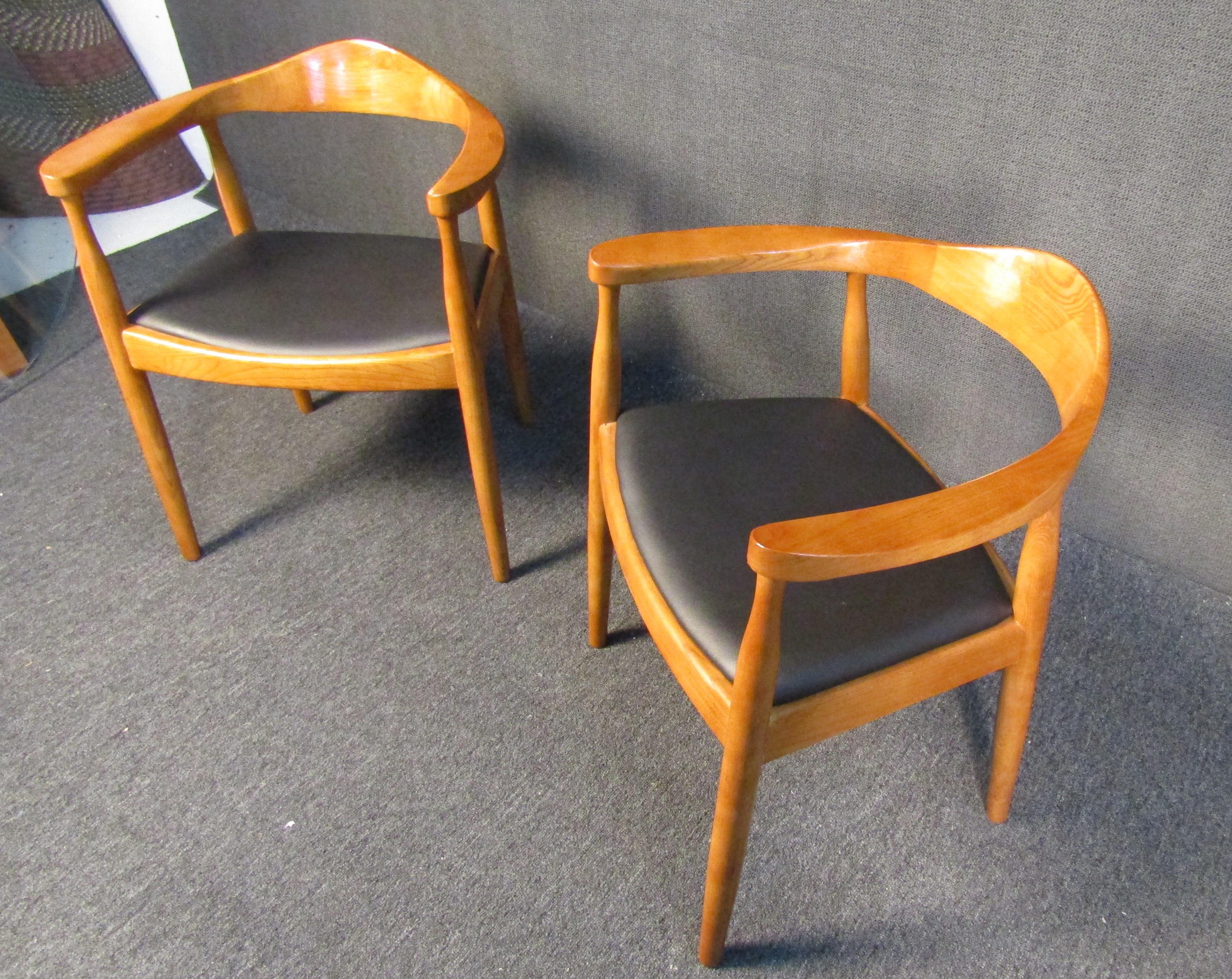 Mid-Century Modern Mid-Century Horn Arm Chairs