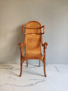 Wooden Armchair by Eberhard Muéller, 1980s