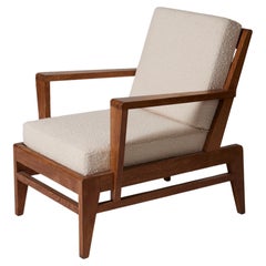 Wooden armchair by René Gabriel
