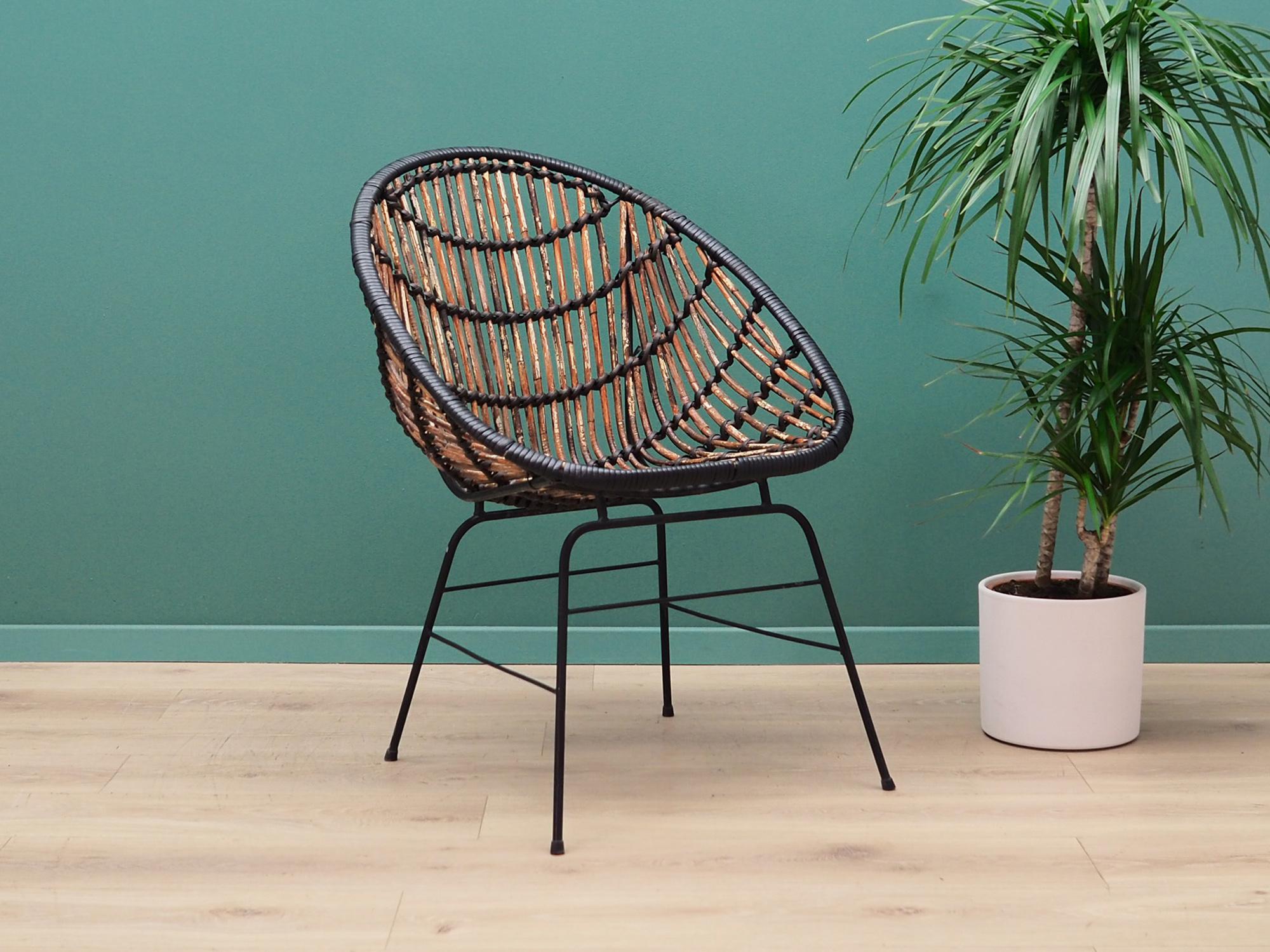 Scandinavian Modern Wooden Armchair, Danish Design, 1960s