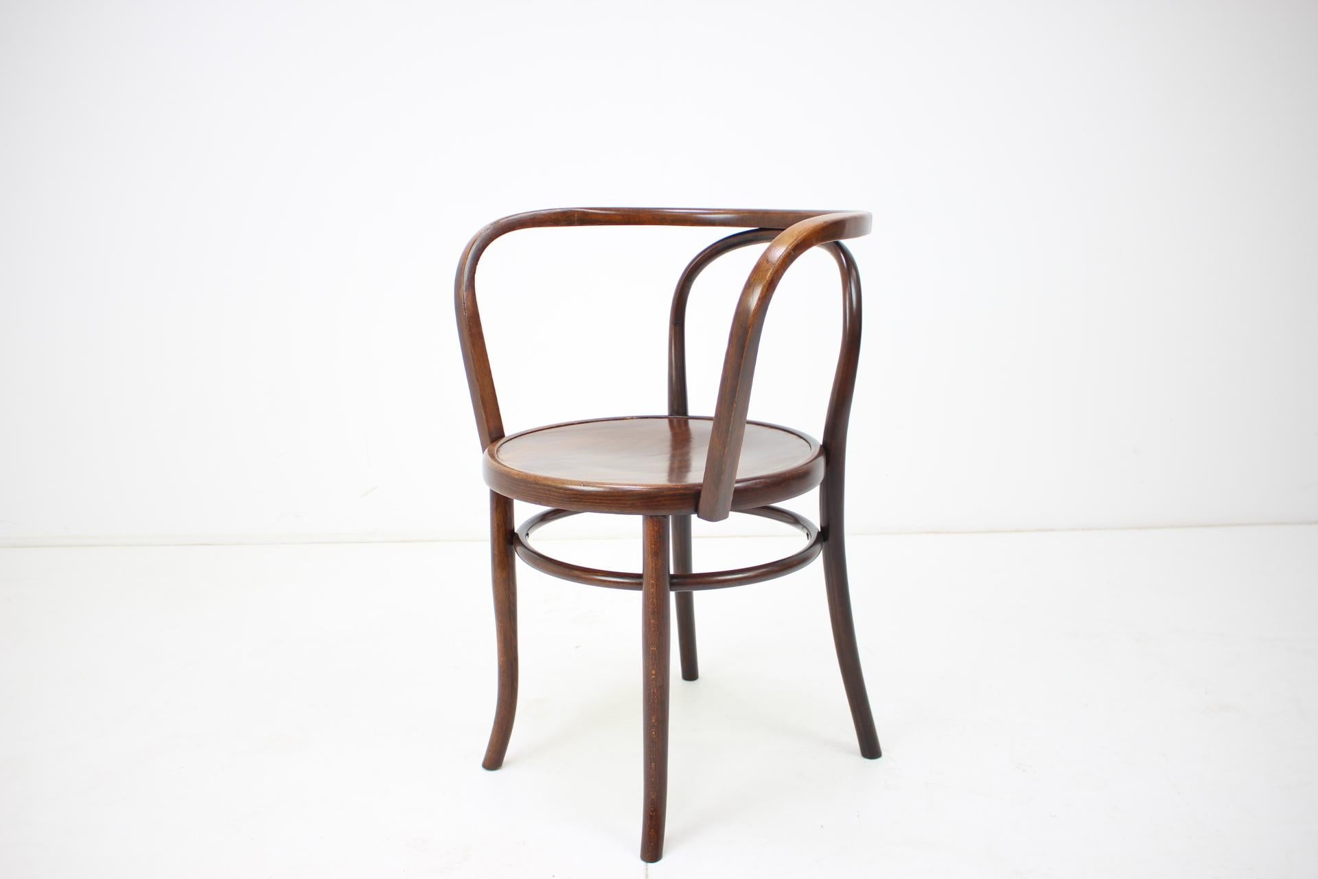 Art nouveau Fauteuil en bois Mundus de style Vienne Thonet, années 1920 en vente