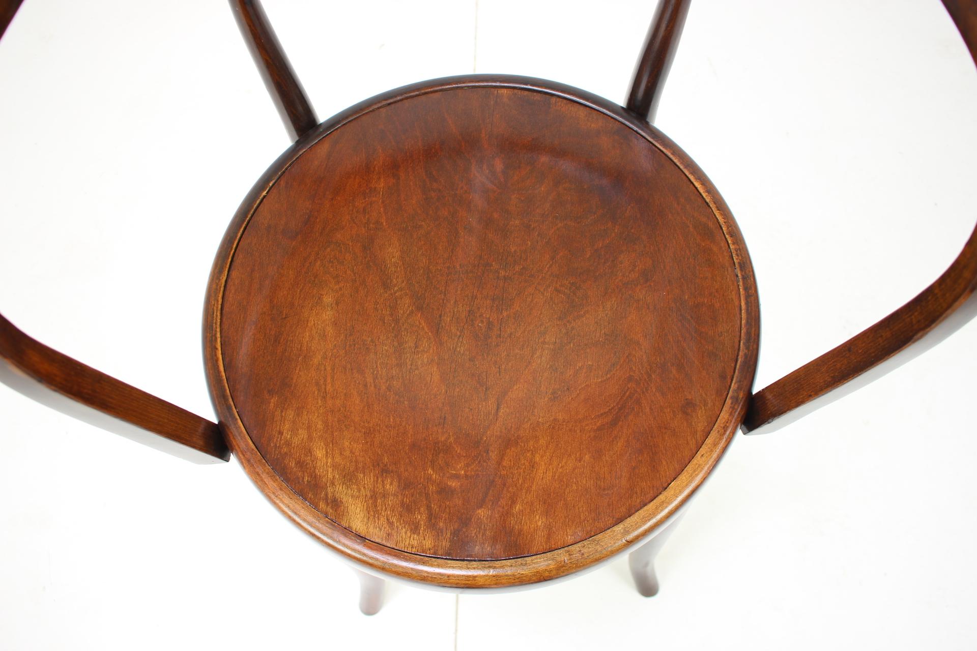 Holzsessel Mundus Wiener Stil Thonet, 1920er Jahre im Angebot 1