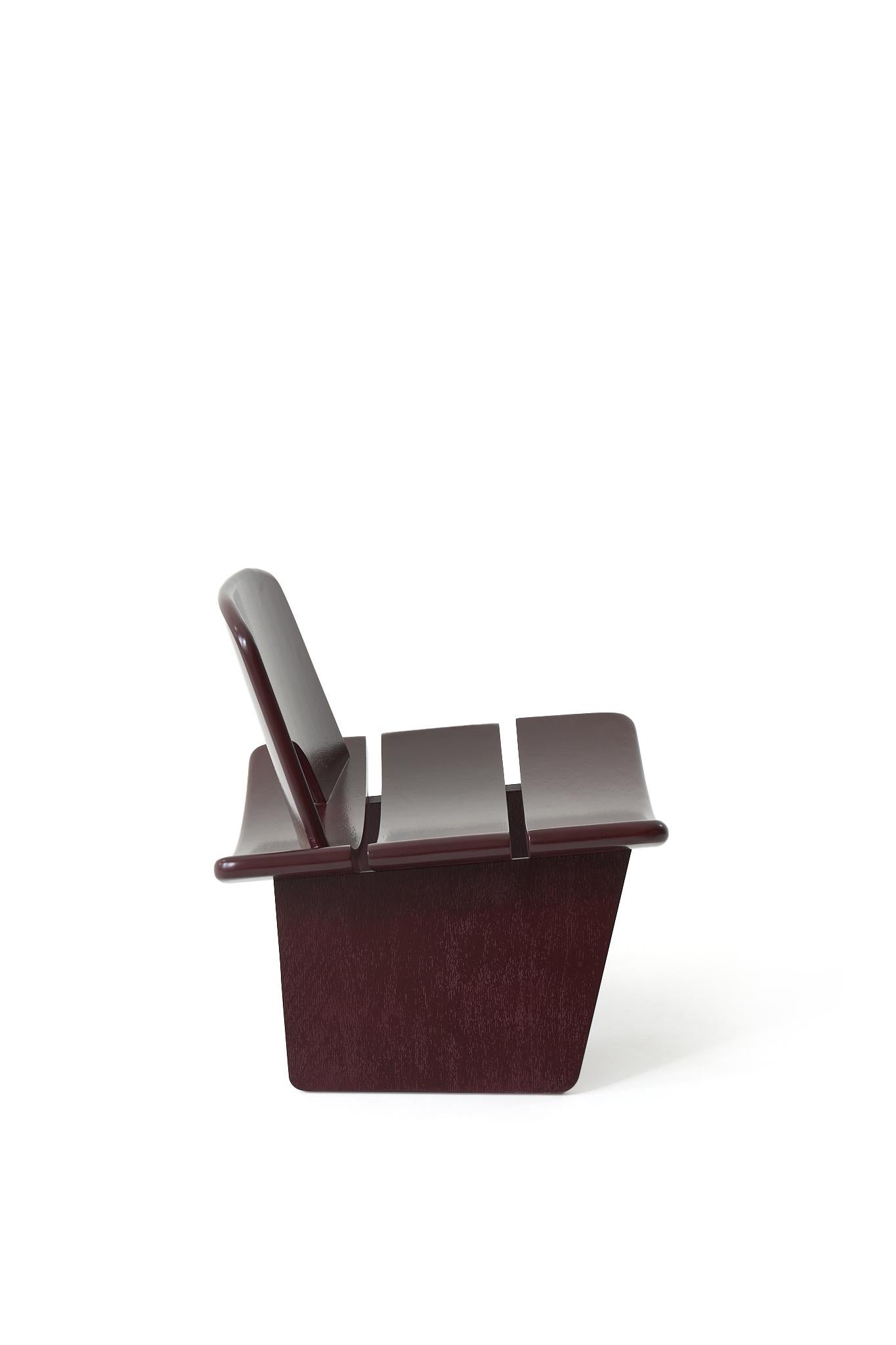 Carved Wooden Armchair, Wood Chair, Wooden Seating, Black Armchair For Sale