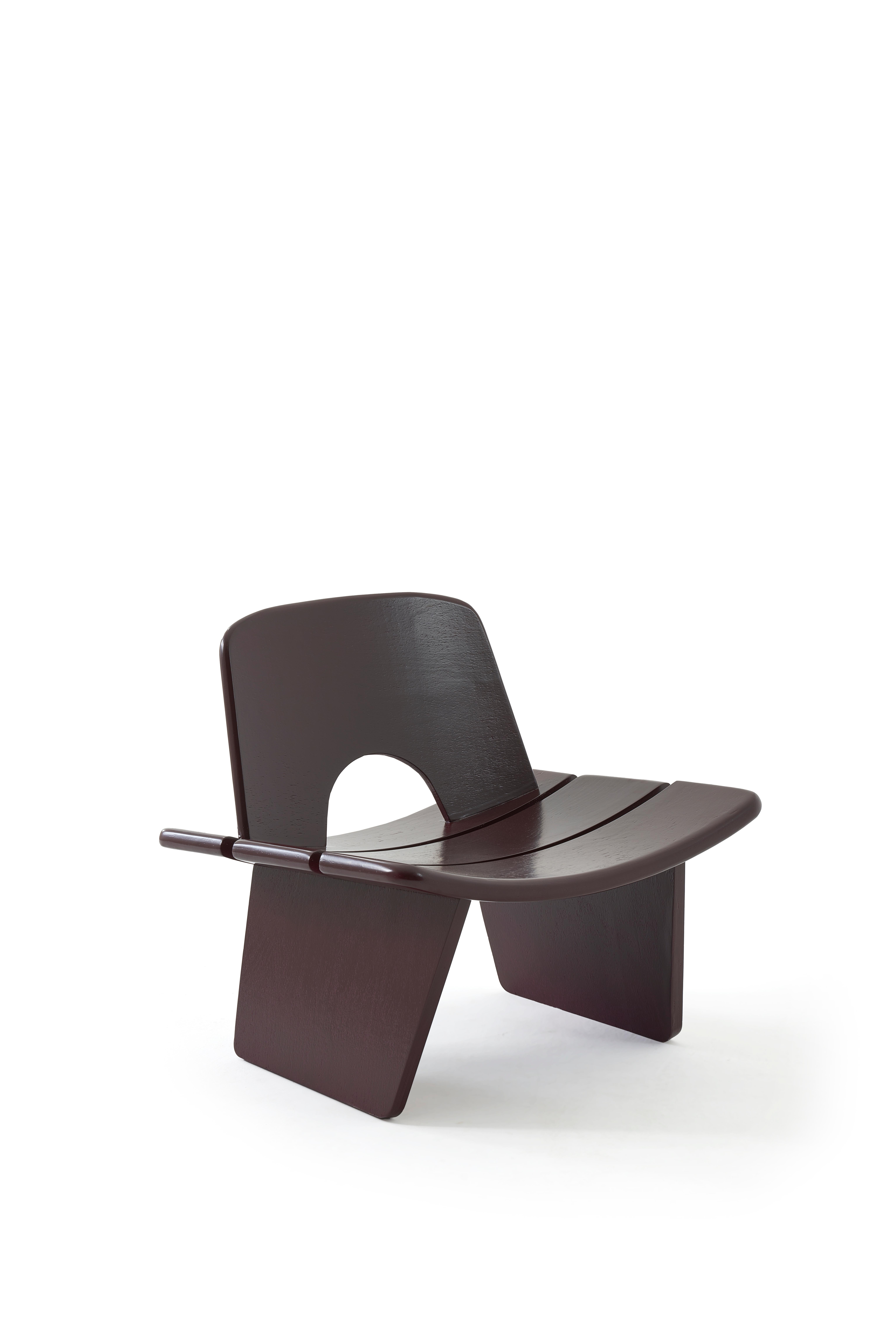 Wooden Armchair, Wood Chair, Wooden Seating, Black Armchair In New Condition For Sale In İnegöl, TR