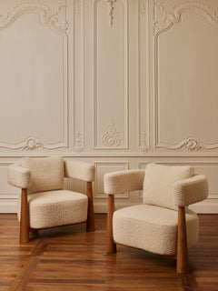 Fauteuils en bois de Studio Glustin