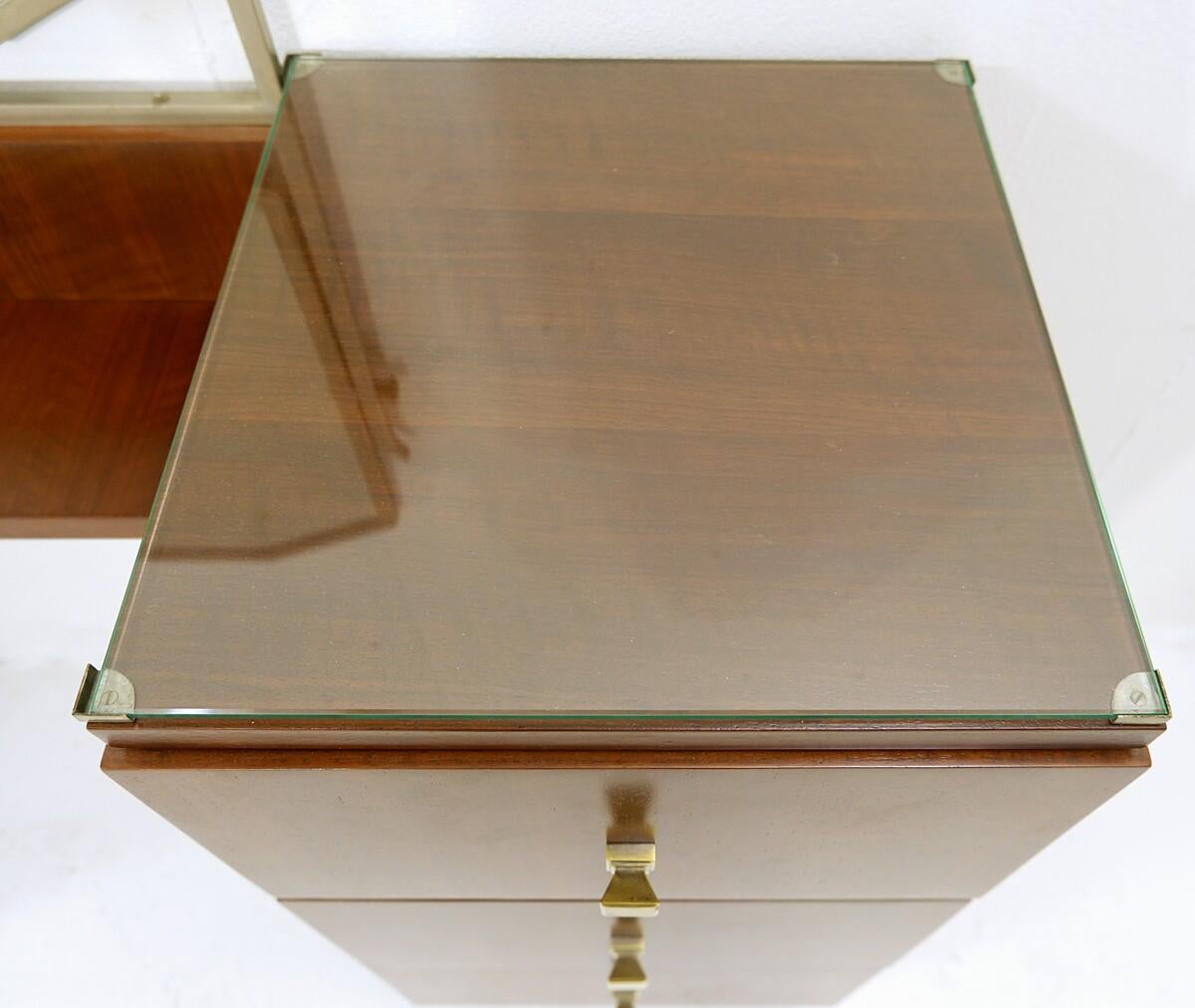Early 20th Century Wooden Art Deco Dressing Table