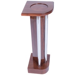Wooden Art-Deco Pedestal