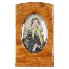 Cadre photo Art déco en bois, Europe, années 1920 - 1930