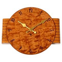 Orologio da parete Art&Deco in legno