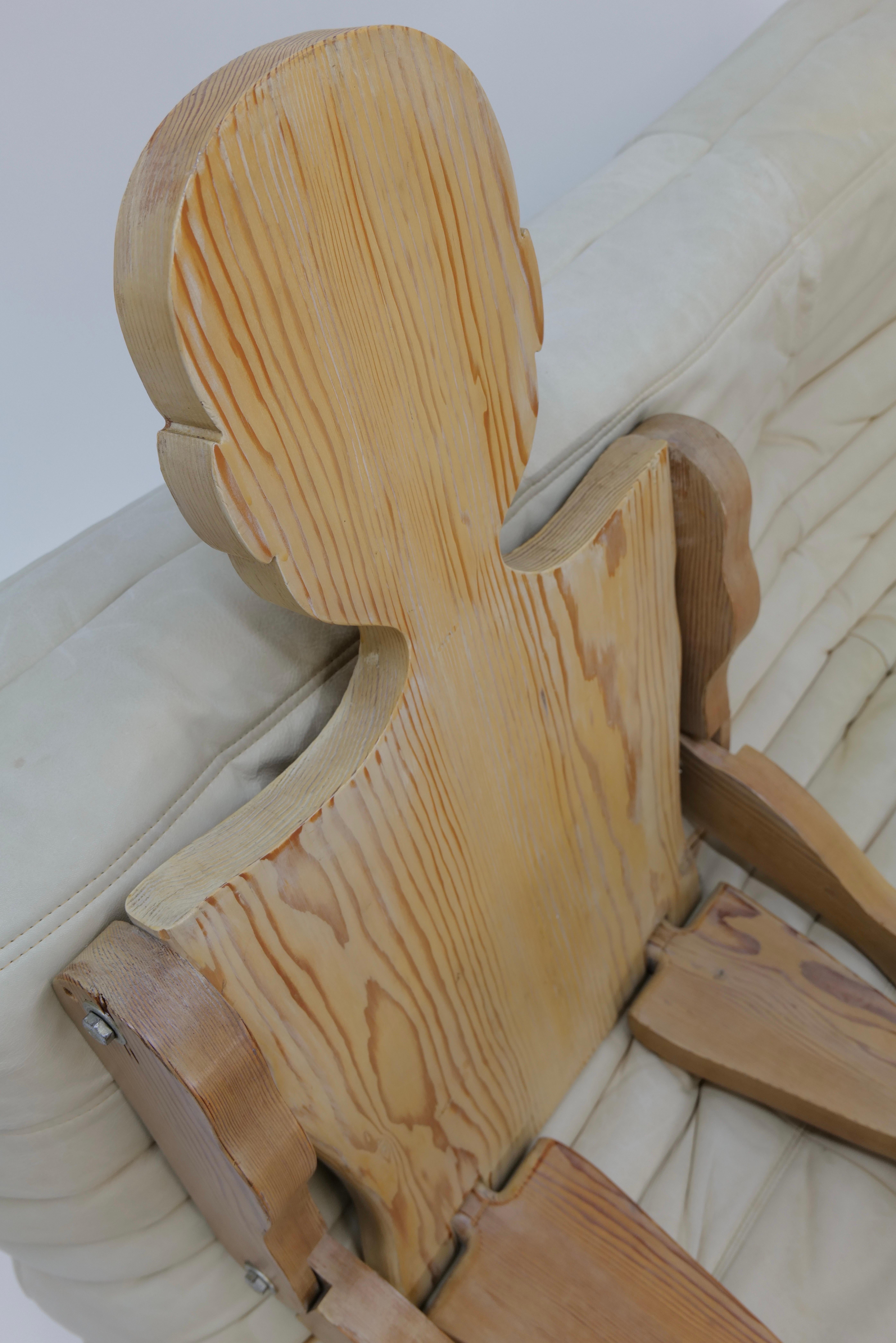 Mannequin d'art populaire articulé en bois en vente 1