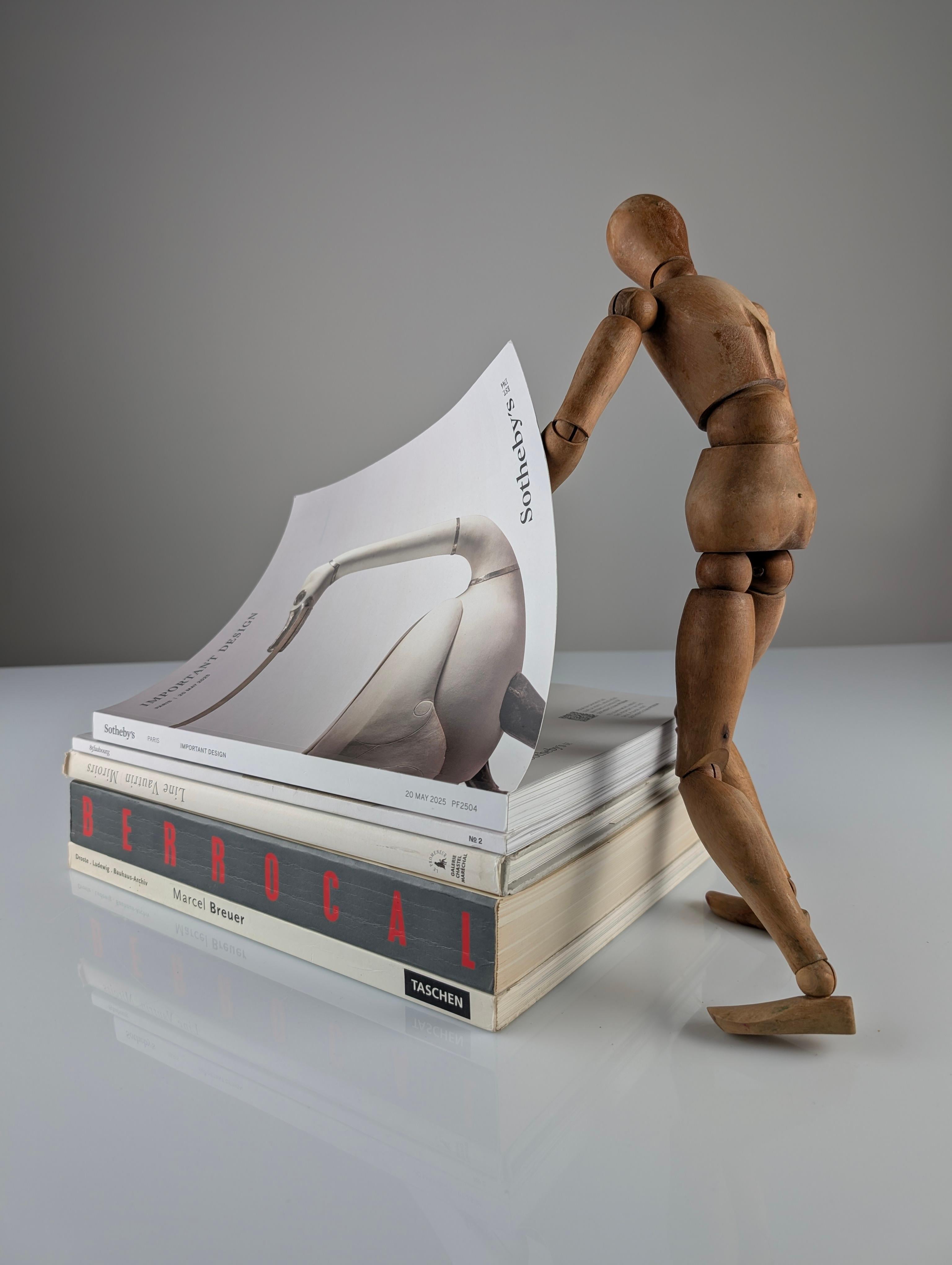 Figura articulada de madera de artista Moderno de mediados de siglo en venta