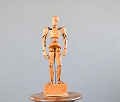 Hölzerne Künstler-Liegefigur CIRCA 1930er Jahre