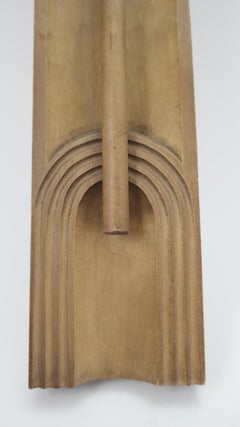 Wooden Artwork Wall Decoration, 1970s