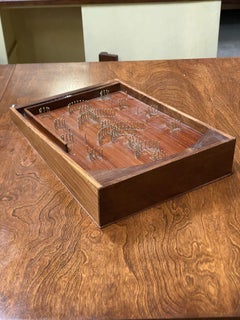 Wooden Bagatelle Table Top Game Pinball Game
