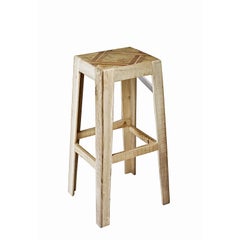 Tabouret de bar en bois et orme fabriqué à la main par Hillsideout