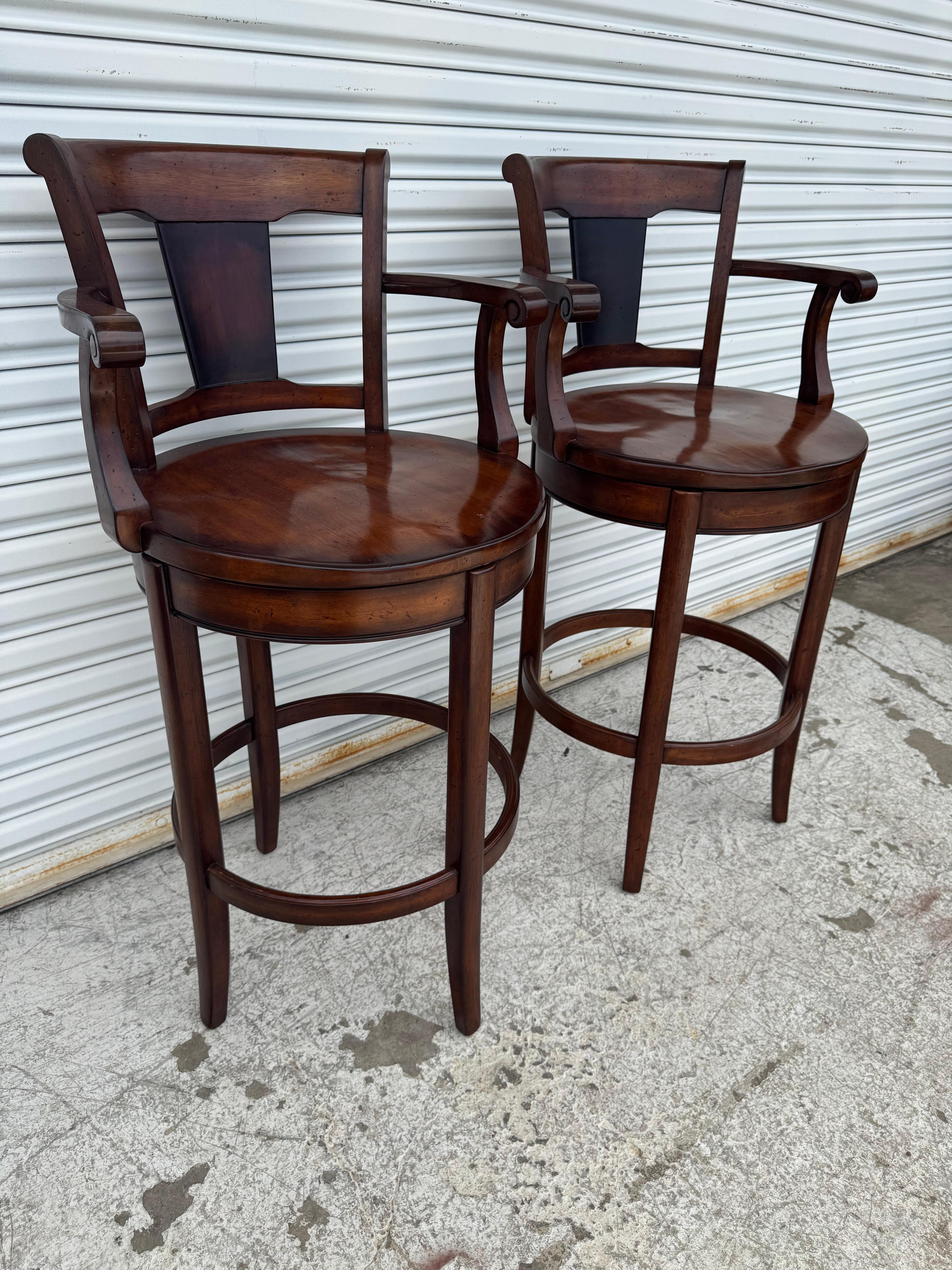 Bois Tabourets de bar en bois en vente