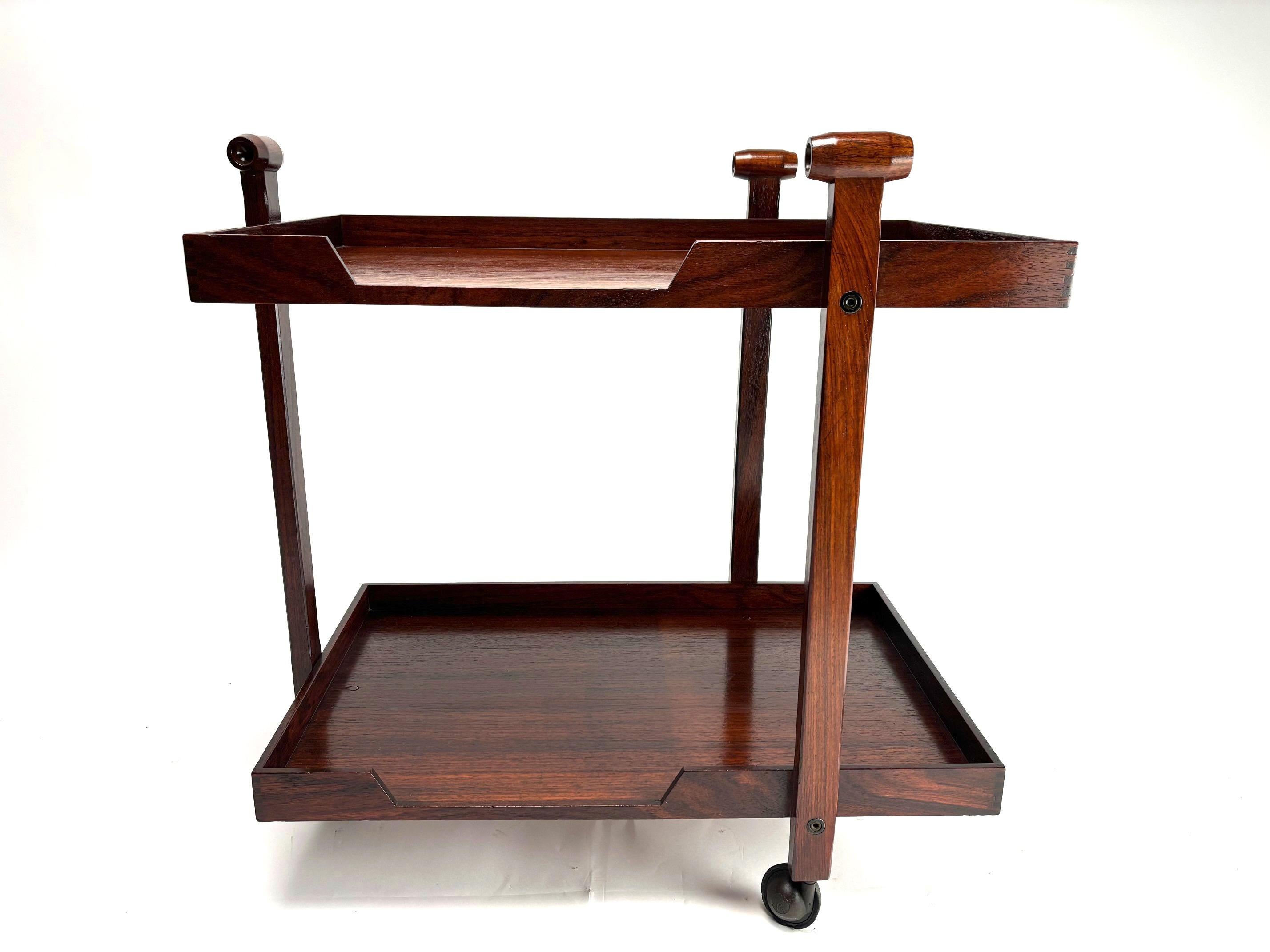 Mid-Century Modern Trolley de bar « CR20 » de Franco Albini pour Poggi, Italie, 1958 en vente