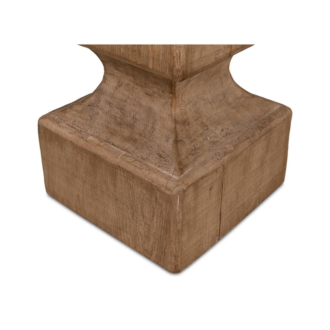 Wooden Beam Stool For Sale 1