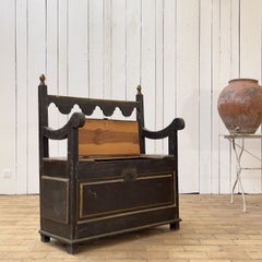Wooden Bench from the End of the 19th Century