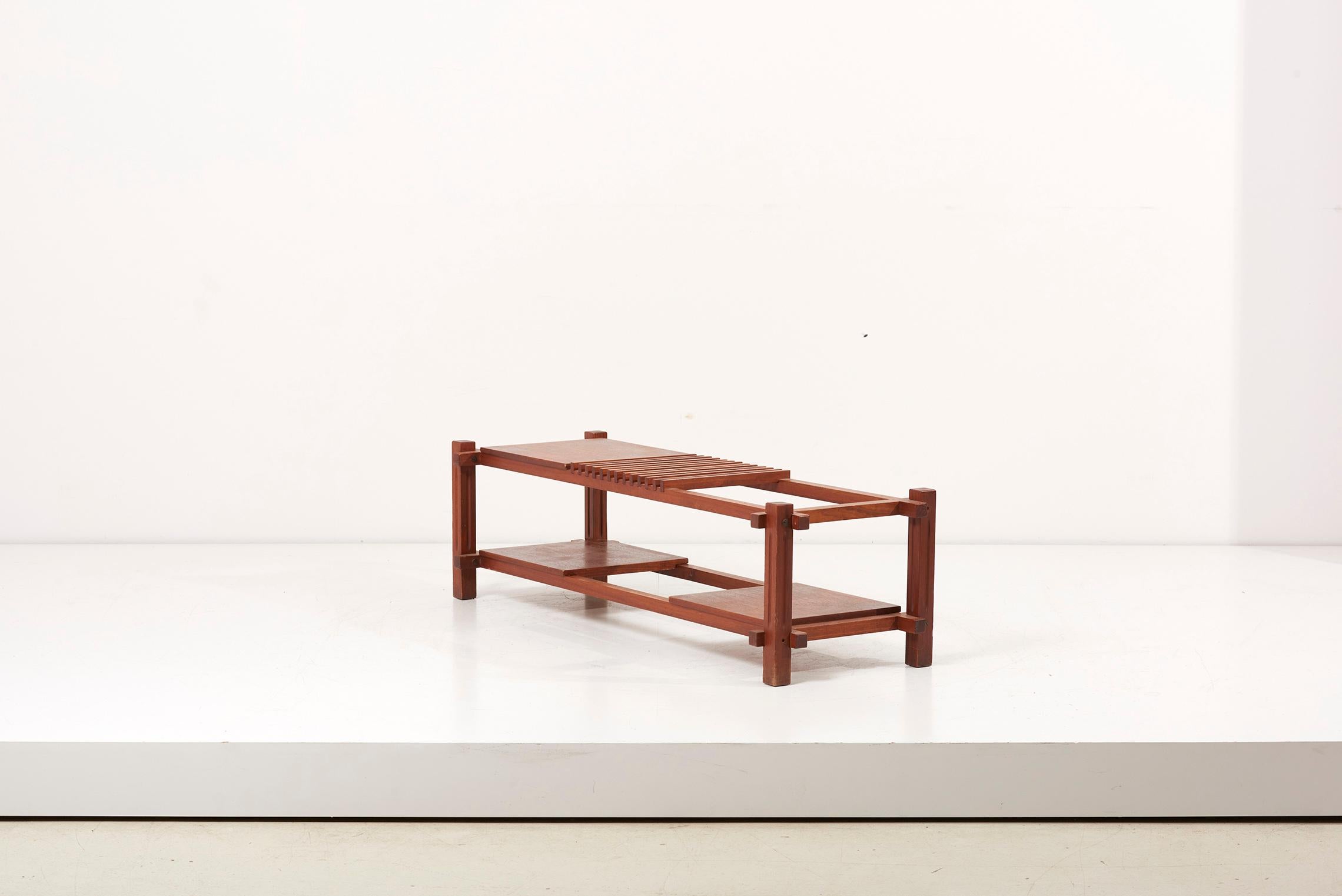 Wooden Bench or Shelf, Italy, 1960s 4