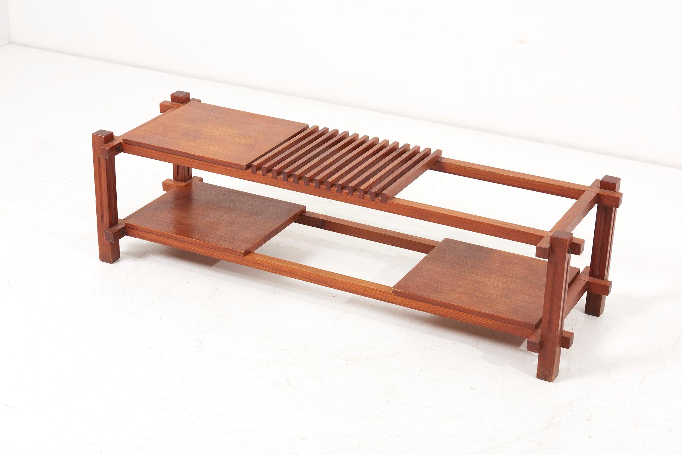 Wooden Bench or Shelf, Italy, 1960s 6