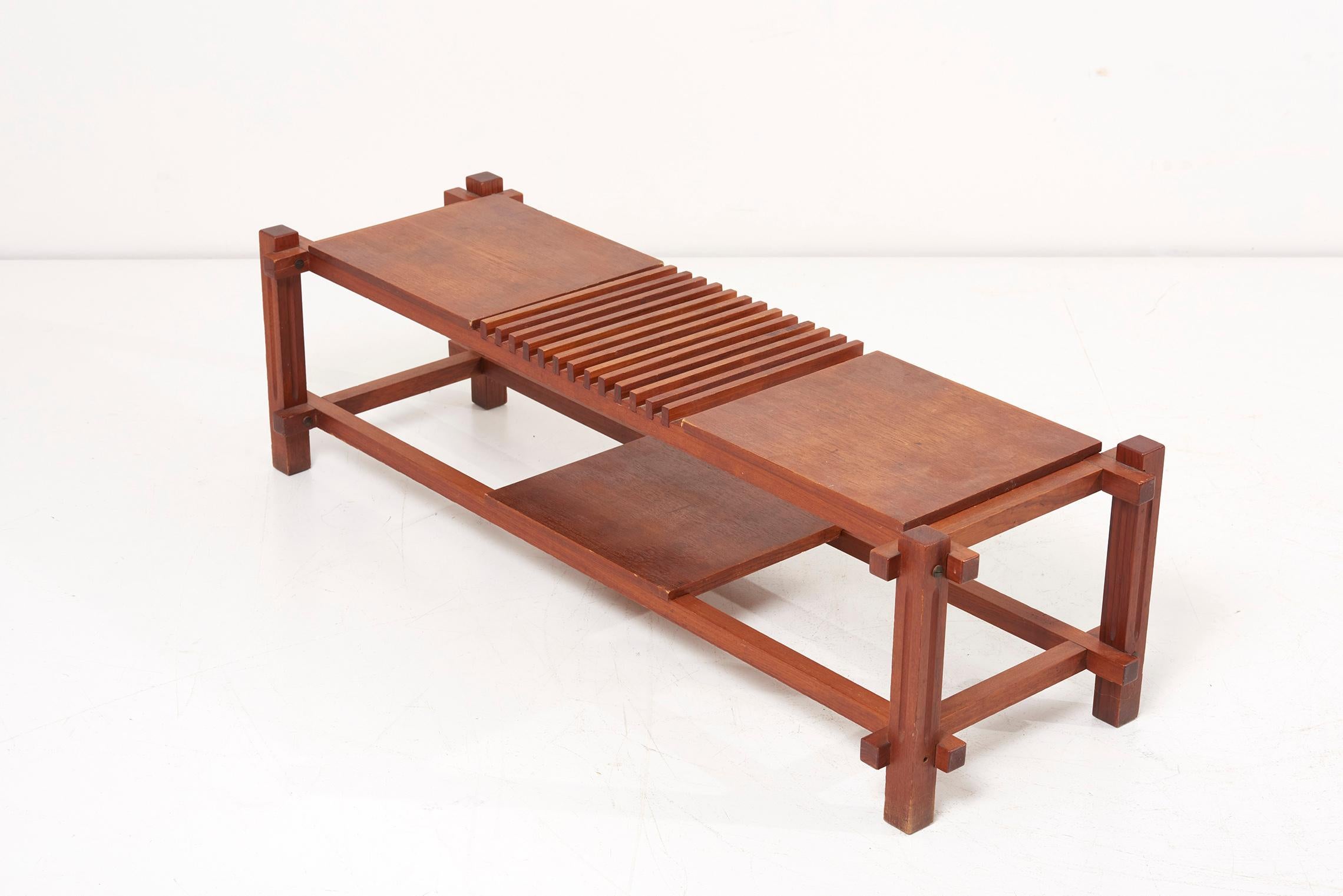 Italian Wooden Bench or Shelf, Italy, 1960s