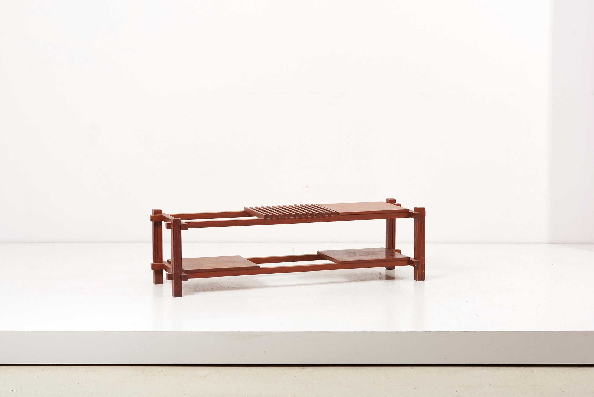 Wooden Bench or Shelf, Italy, 1960s 2