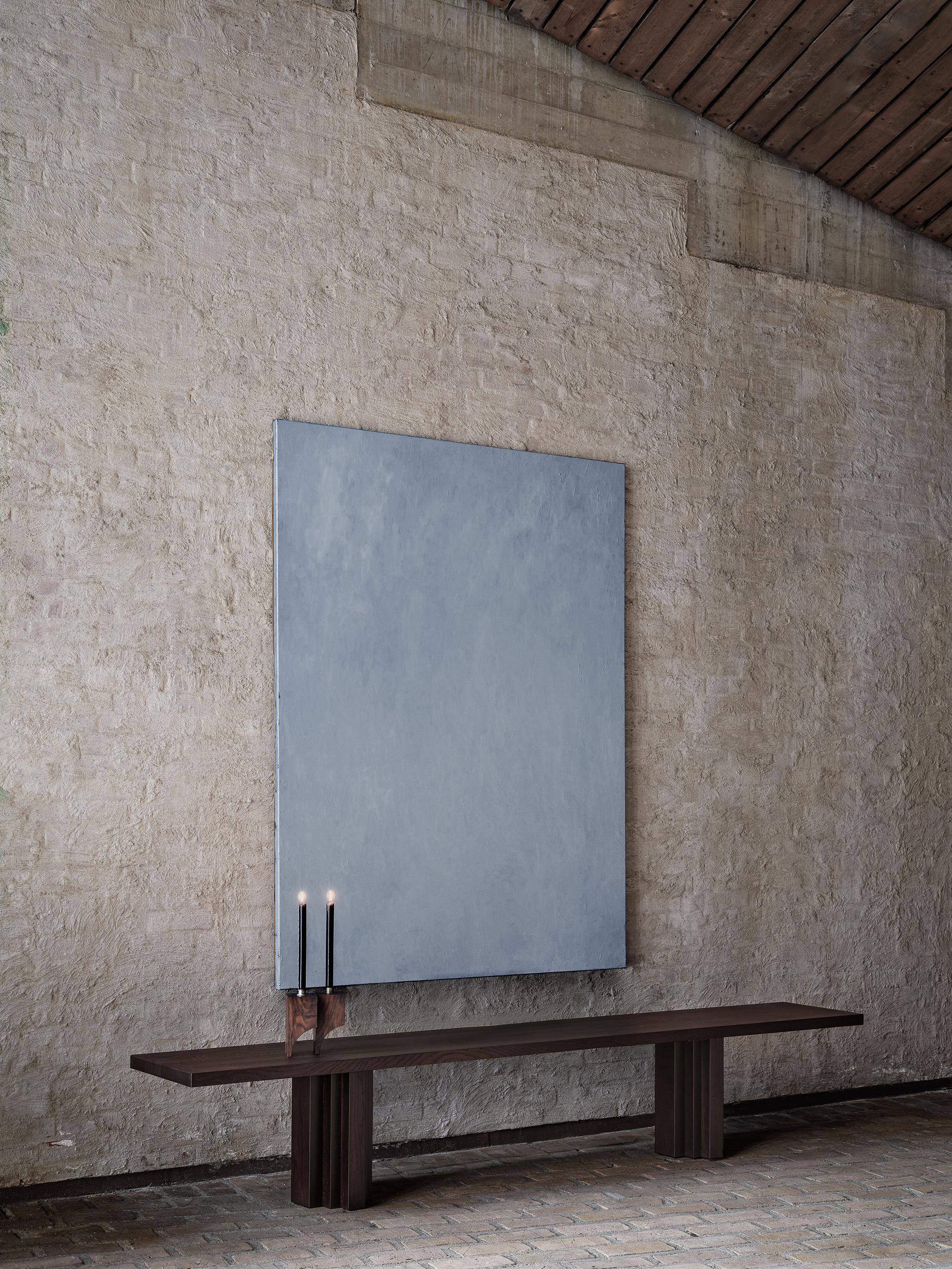 Panchina in legno massiccio di Oak Oak - Brut di Mokko in vendita 1