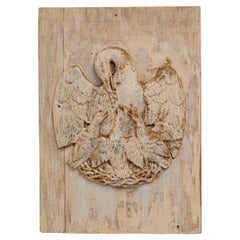 Used Wooden Bird Wall Decoration