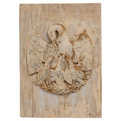 Decoración de pared con pájaros de madera
