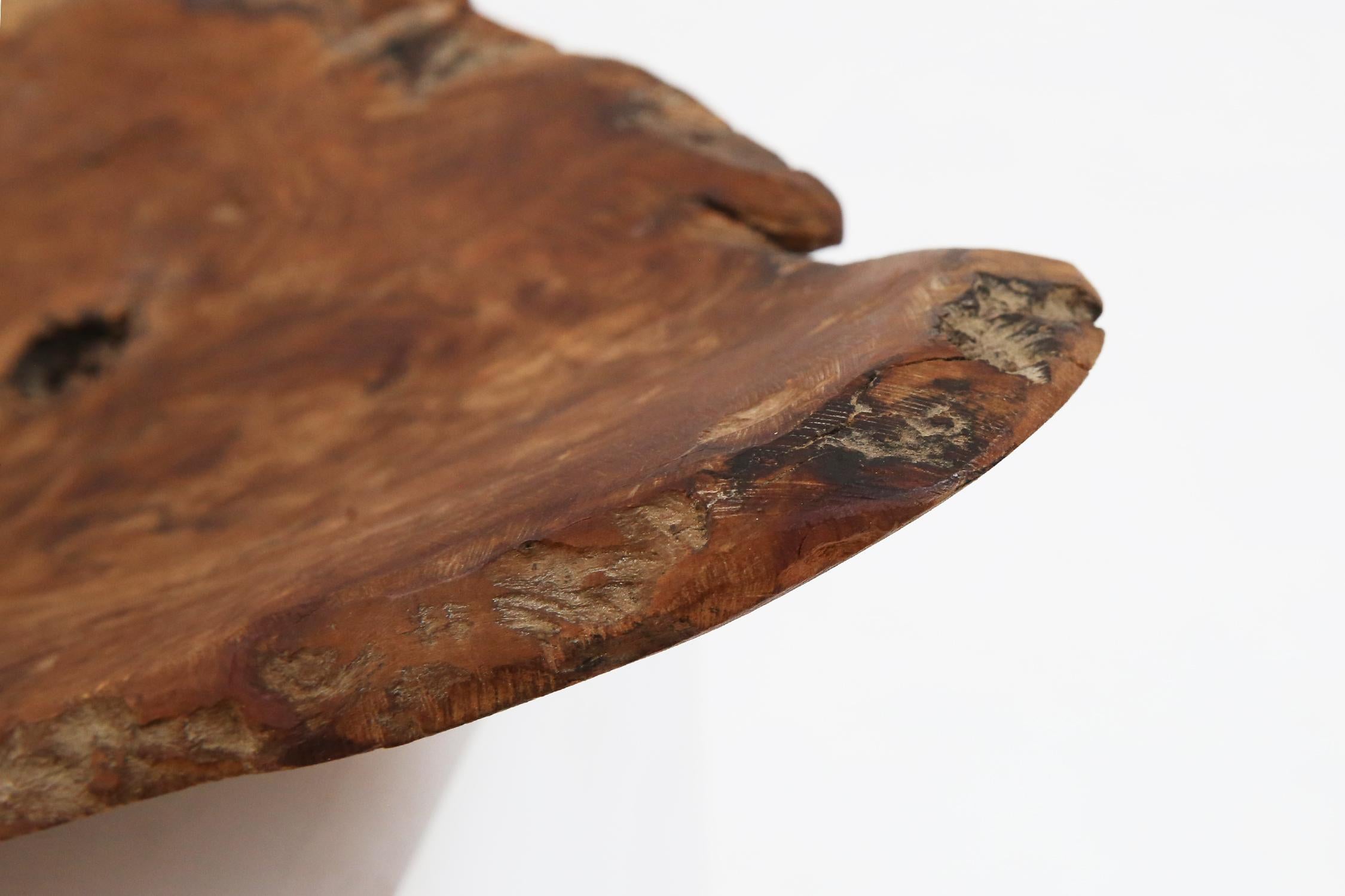 Wood wooden bowl Ca.1950 For Sale