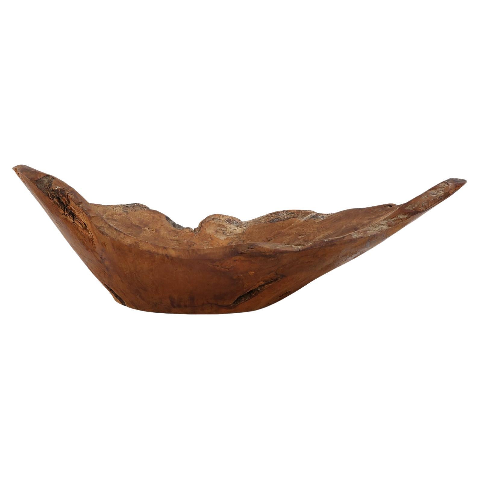 wooden bowl Ca.1950 For Sale