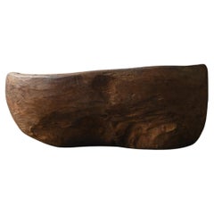 Holzschale aus einem alten japanischen Baumwurzel-/Skulptur-Objekt/20. Jahrhundert