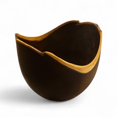 Wooden Bowl In Laburnum By Hans Henning Pedersen