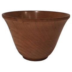Vintage Wooden Bowl, Stamped in the Paste, Circa 1970