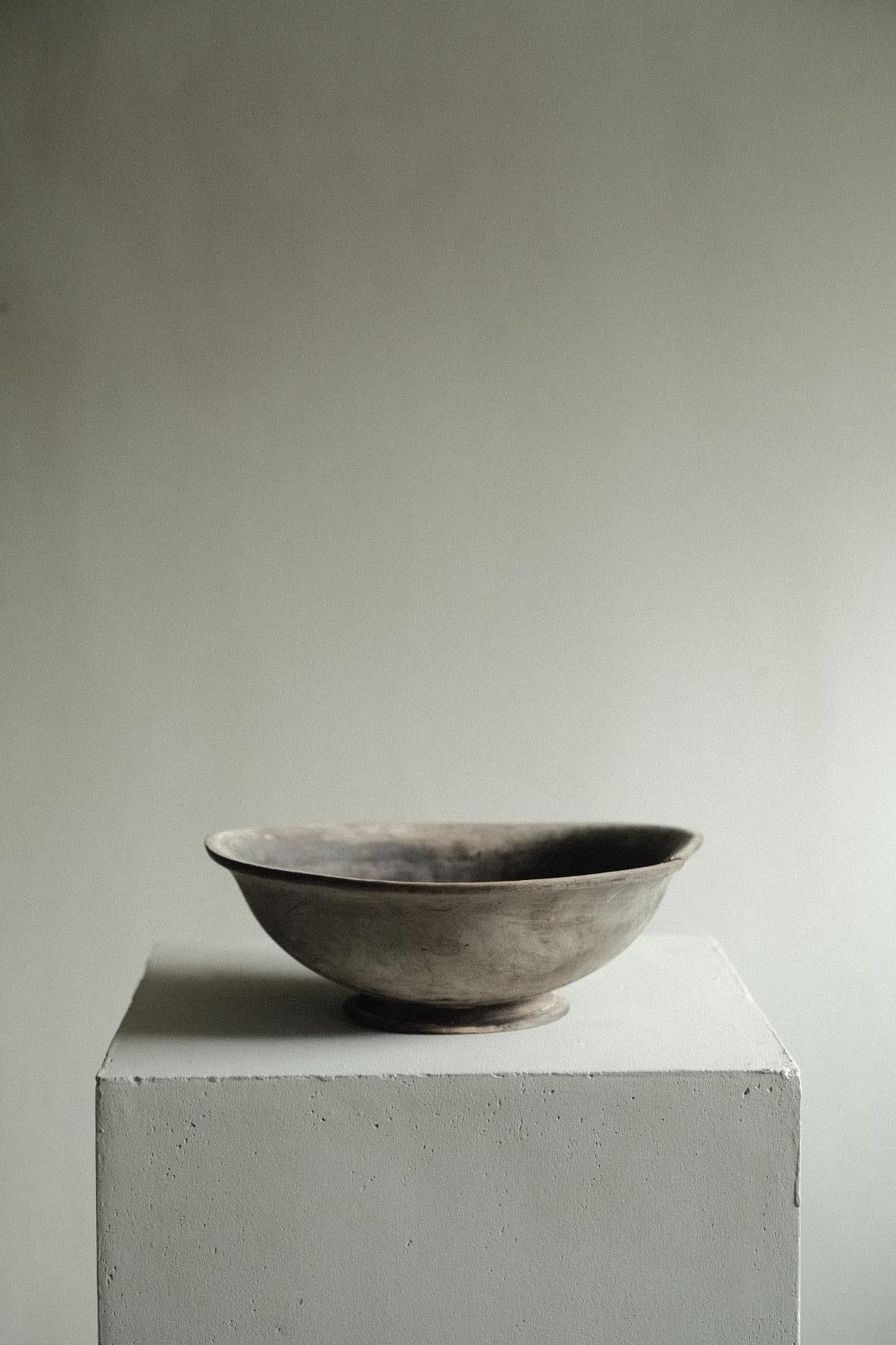 Swedish Wooden bowl, Wabi Sabi Style, Scandinavia 1800s