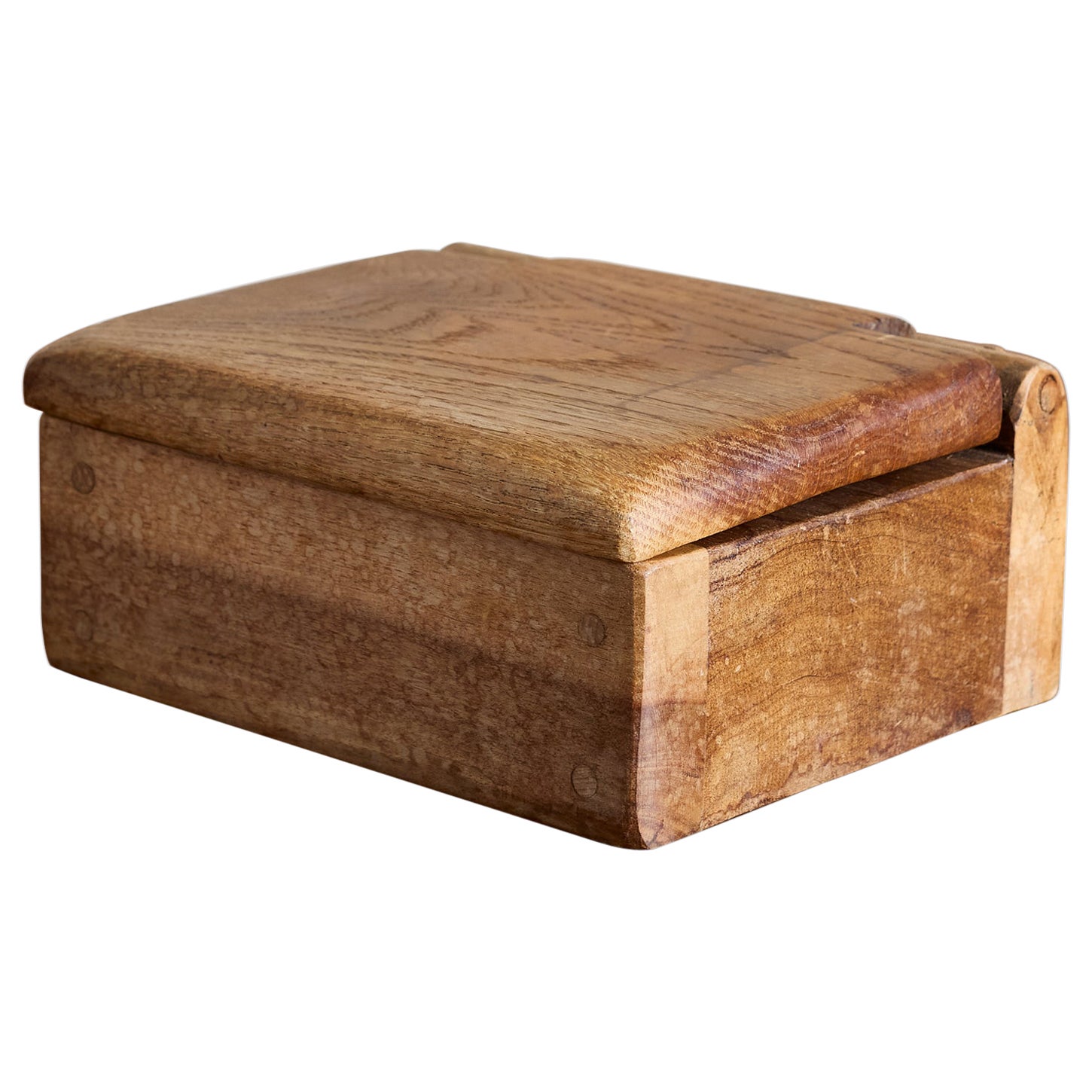 Wooden Box by Richard Lecompte For Sale