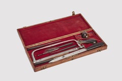 Wooden box containing a travel surgical set, signed Galante, Paris 1870.