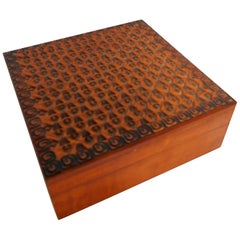 Wooden Box from Poland Hand Carved