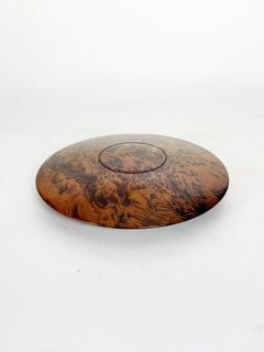 Boîte en bois à grain rond, 1970