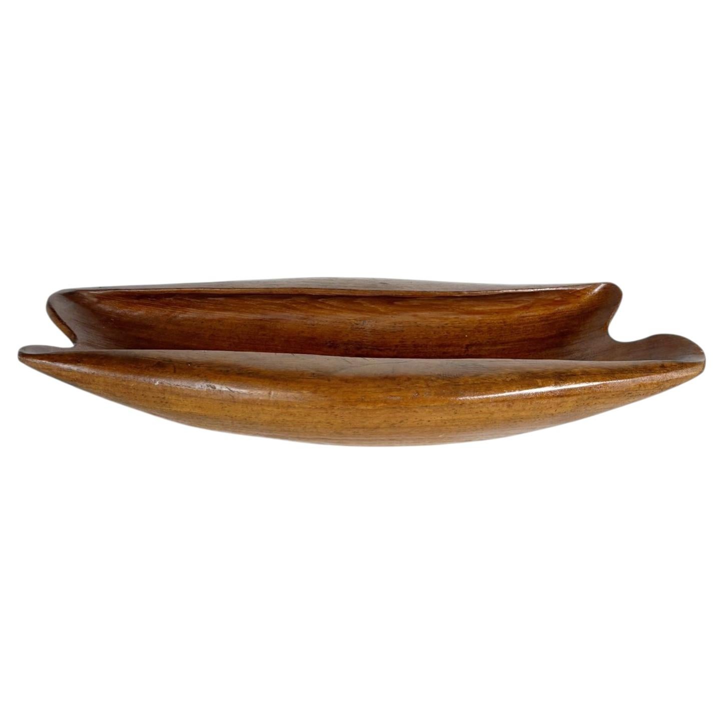 Wooden bread basket, Vide poche, Sweden, 1950