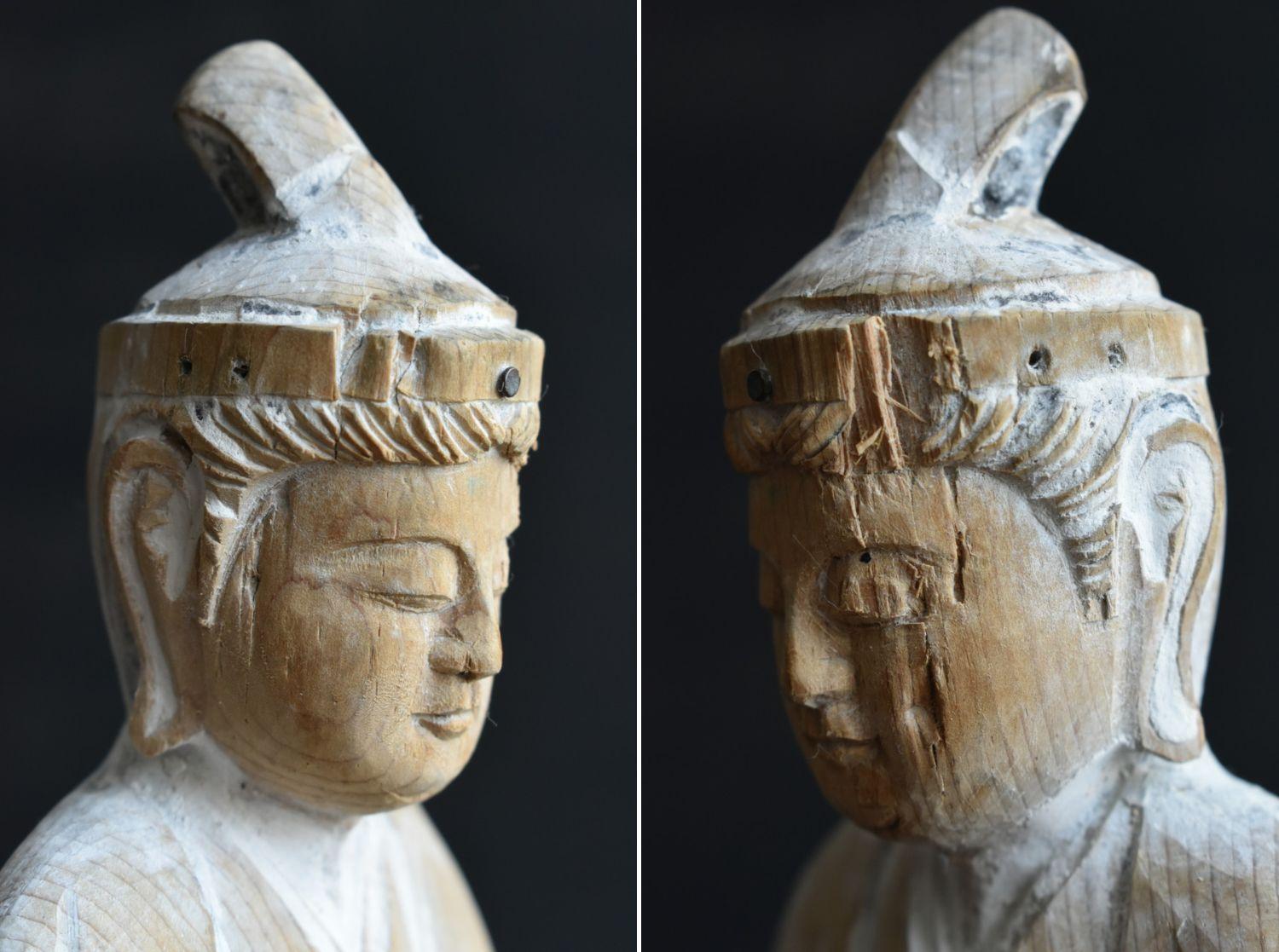 Estatuas de Buda de madera del periodo Edo en Japón/1800-1868/Periodo Edo tardío en venta 3