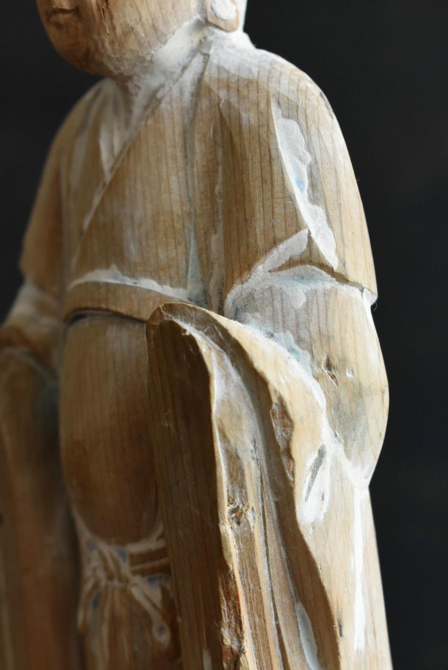 Estatuas de Buda de madera del periodo Edo en Japón/1800-1868/Periodo Edo tardío en venta 5